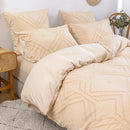GobekUsa Soft Tufted Microfiber Duvet Cover Set