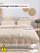 GobekUsa Soft Tufted Microfiber Duvet Cover Set
