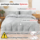 GobekUsa Soft Tufted Microfiber Duvet Cover Set