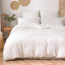 GobekUsa Soft Tufted Microfiber Duvet Cover Set