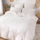 GobekUsa Soft Tufted Microfiber Duvet Cover Set