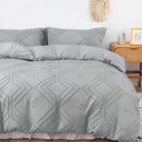 GobekUsa Soft Tufted Microfiber Duvet Cover Set
