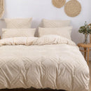 GobekUsa Soft Tufted Microfiber Duvet Cover Set