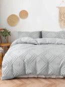 GobekUsa Soft Tufted Microfiber Duvet Cover Set