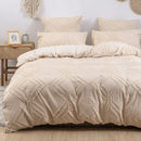 GobekUsa Soft Tufted Microfiber Duvet Cover Set