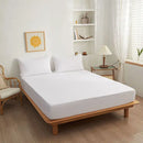 GobekUsa Cotton Fitted Sheet: Soft & Durable, Queen/King Size, Elastic Band, Skin-Friendly