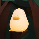 Soft yellow silicone fat chicken night light bedroom led gift by Decorbites