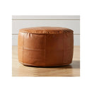 Leather Pouffe
