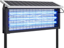 Solar Bug Zapper Outdoor, Wireless Portable Camping Mosquito Zapper 4500V For 3500 Sq.ft with Panel Sensor, Fly Traps with 10FT Extension Cord