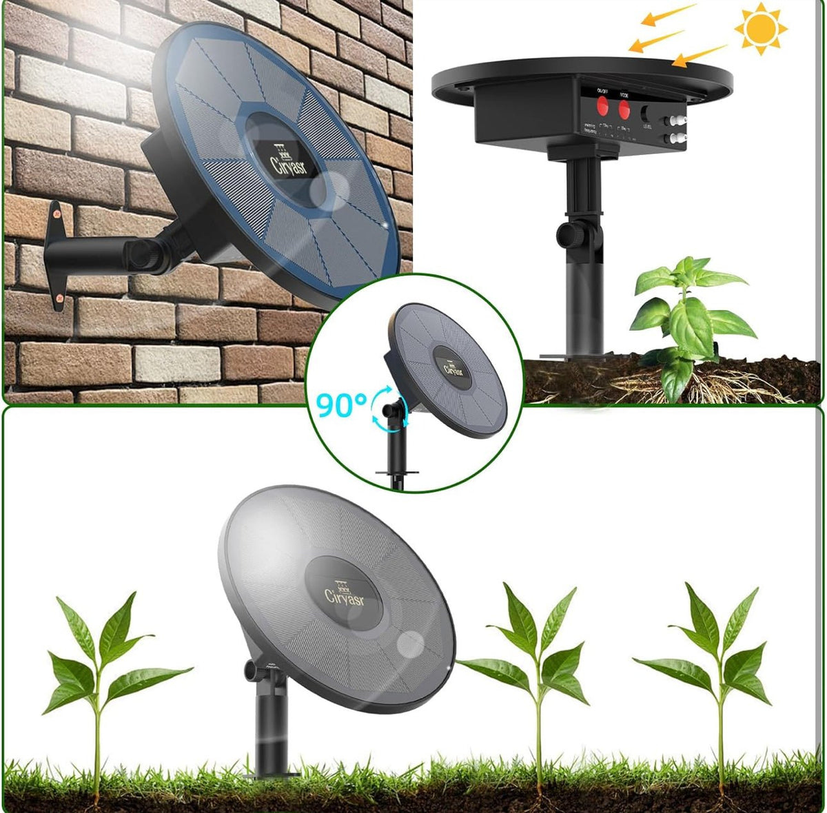 Solar Drip Irrigation System Kit, Automatic Watering System with 6 Timer Modes With 15 Heads, photo 8 of 8