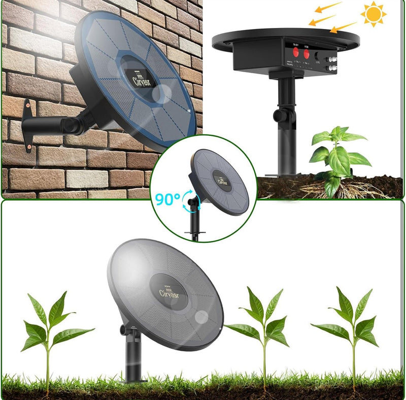 Solar Drip Irrigation System Kit, Automatic Watering System with 6 Timer Modes With 15 Heads, photo 8 of 8