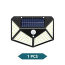 GobekUsa Solar LED Outdoor Lights Set for Garden with Motion Sensor