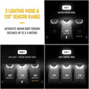 GobekUsa Solar LED Outdoor Lights Set for Garden with Motion Sensor
