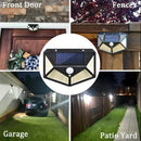 GobekUsa Solar LED Outdoor Lights Set for Garden with Motion Sensor