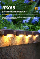 GobekUsa Solar LED Outdoor Stair Lights Set