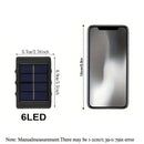 GobekUsa Solar LED Outdoor Wall Lights for Garden & Patio