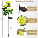 Solar LED Rose Flower Light (2 Pack)