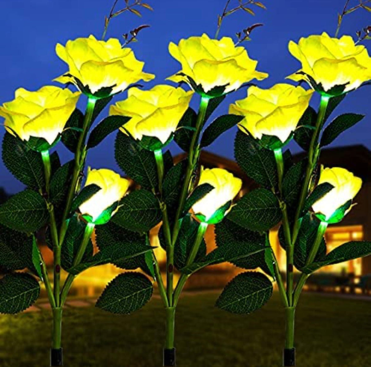 Solar LED Rose Flower Light (2 Pack), photo 6 of 18