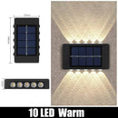 GobekUsa Solar Outdoor Wall Lights for Garden Decor