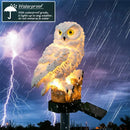 GobekUsa Solar Owl Garden Light - Decorative, Waterproof LED
