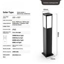Solar Powered Yard Light for Stylish Outdoor Illumination