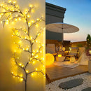 GobekUsa Solar Willow Vine Light: Outdoor Decoration, Waterproof Fairy Light
