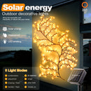 GobekUsa Solar Willow Vine Light: Outdoor Decoration, Waterproof Fairy Light