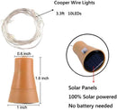 GobekUsa Solar Wine Bottle Fairy Lights - Home Decoration