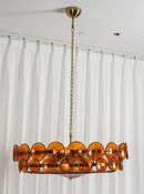 Solaris Disc Murano Glass Chandelier
