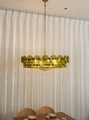 Solaris Disc Murano Glass Chandelier