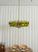 Solaris Disc Murano Glass Chandelier