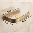 Solid brass finish toilet paper holder bathroom accessory by Decorbites
