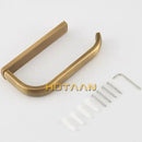 Solid brass finish toilet paper holder bathroom accessory by Decorbites