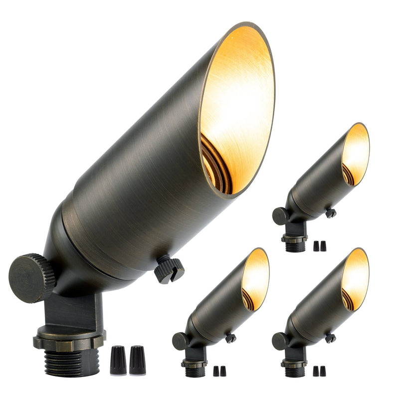 Gardenreet Mini Solid Brass Spotlight Stretchable Shroud MR11 - Bronze (2103)