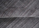 Solid Charcoal Scandinavian 5x7 Blended Wool Flatwoven Area Rug, Dinning, Kids Rug | HL14