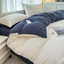 GobekUsa Solid Color Brush Fabric Bedding Set - 4 Pieces