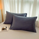 GobekUsa Solid Color Brush Fabric Bedding Set - 4 Pieces