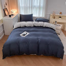 GobekUsa Solid Color Brush Fabric Bedding Set - 4 Pieces