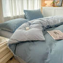 GobekUsa Solid Color Brush Fabric Bedding Set - 4 Pieces