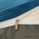 GobekUsa Solid Color Brush Fabric Bedding Set - 4 Pieces