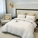 GobekUsa Solid Color Brushed Duvet Cover Set