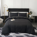 GobekUsa Solid Color Brushed Duvet Cover Set