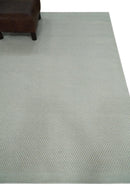 Solid Ivory White Hand made Dari Multi size 5x8, 5x7 and 8x11 Area Rug, Layering, Kids Rug | SOL7
