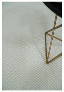 Ivory Hand-Woven Natural Wool Dari Area Rug - Layering Multiple Sizes by The Rug Decor