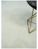 Ivory White Hand Tufted Wool Area Rug - Custom Layering Size by The Rug Decor