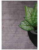 Lavender Purple Scandinavian Area Rug 5x7 - Blended Wool Flatwoven by The Rug Decor