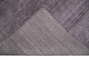Solid Lavender Purple Scandinavian 5x7 Blended Wool Flatwoven Area Rug | HL12