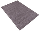 Lavender Purple Scandinavian Area Rug 5x7 - Blended Wool Flatwoven by The Rug Decor
