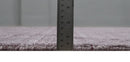 Solid Lavender Purple Scandinavian 5x7 Blended Wool Flatwoven Area Rug | HL12