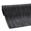 Solid Outdoor Rug for Patio or Balcony weatherproof in Mottled Anthracite